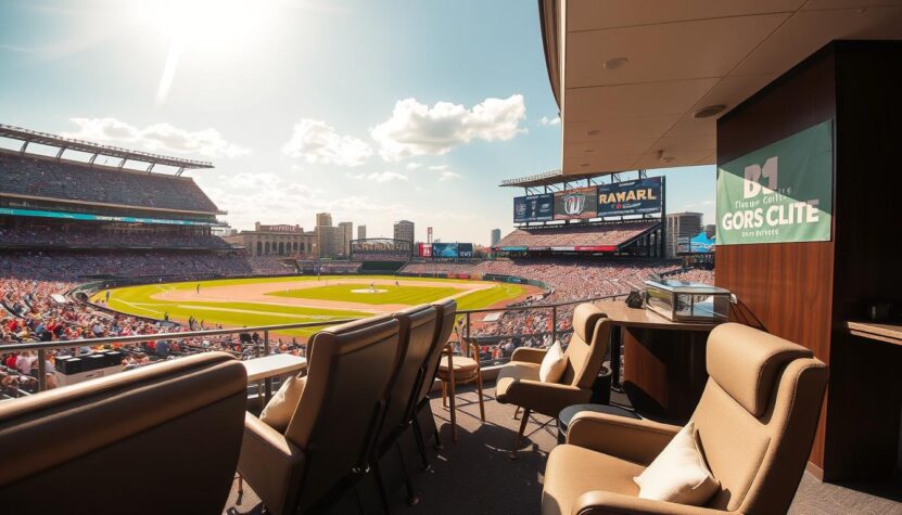 VIP seating baseball